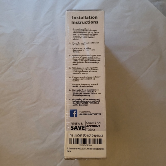 Refresh R-9690 Replacement Water Filter - Picture 3 of 7